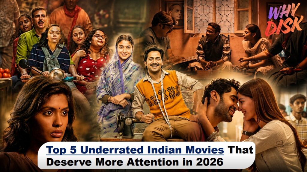 Top 5 Underrated Indian Movies That Deserve More Attention in 2026, Best Indian movies to watch in 2026, Best Comedy, Drama movies that you should watch today